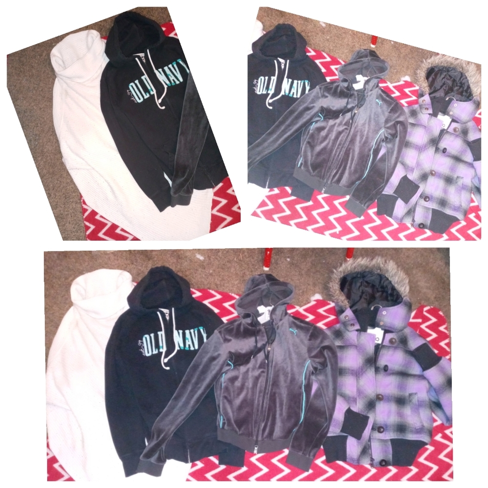 4pc jacket/winter tops.